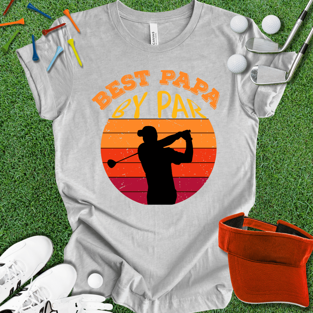 Best Papa By Par Alt T-Shirt