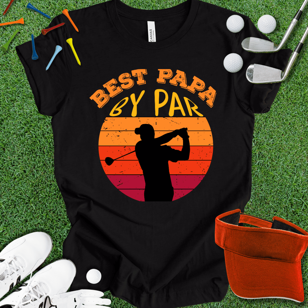 Best Papa By Par Alt T-Shirt