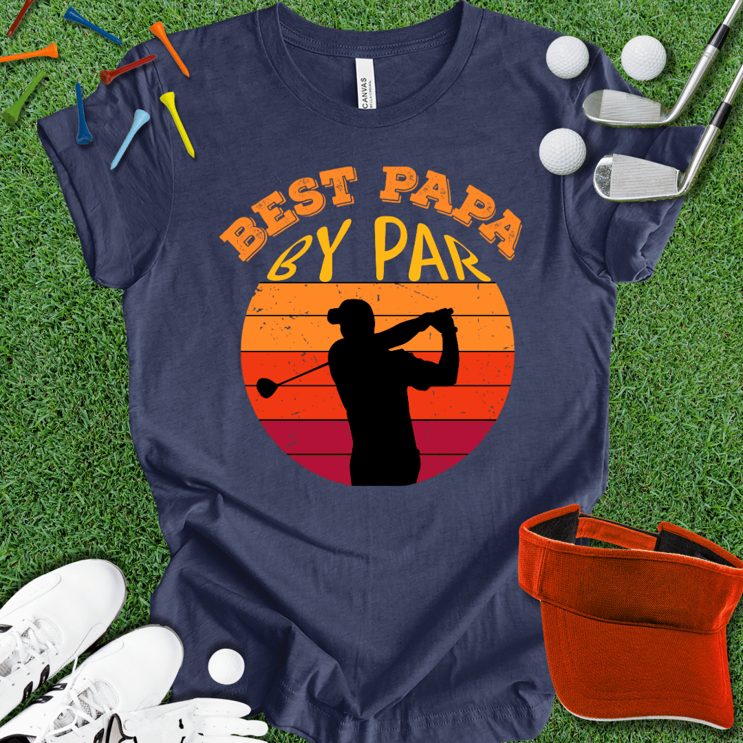 Best Papa By Par Alt T-Shirt