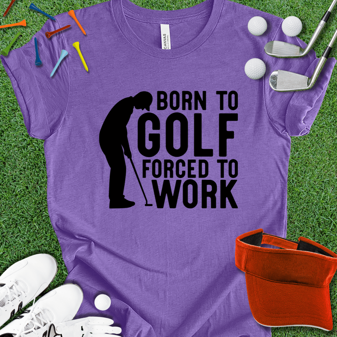 Born To Golf Blk T-Shirt