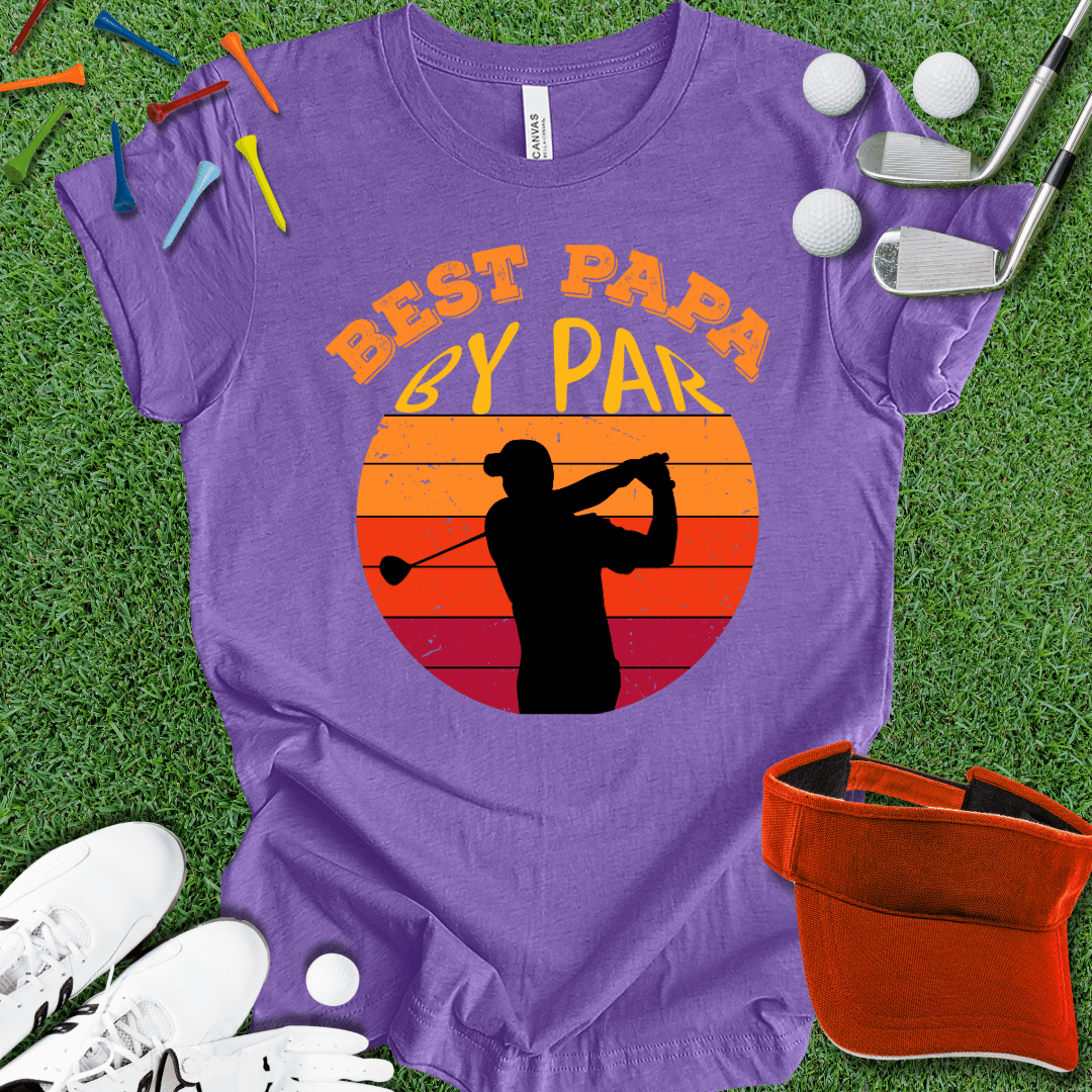 Best Papa By Par Alt T-Shirt