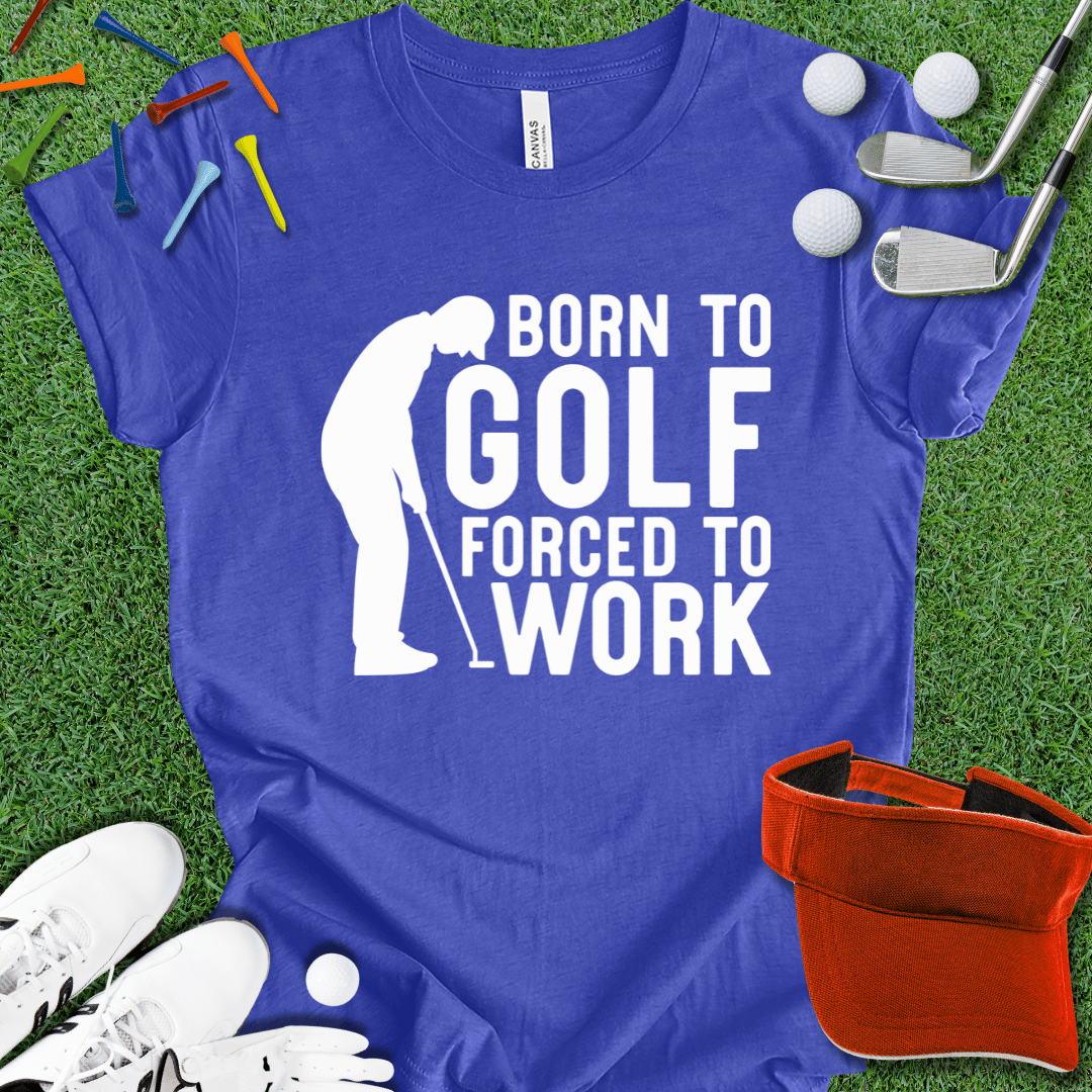 Born To Golf Wht T-Shirt