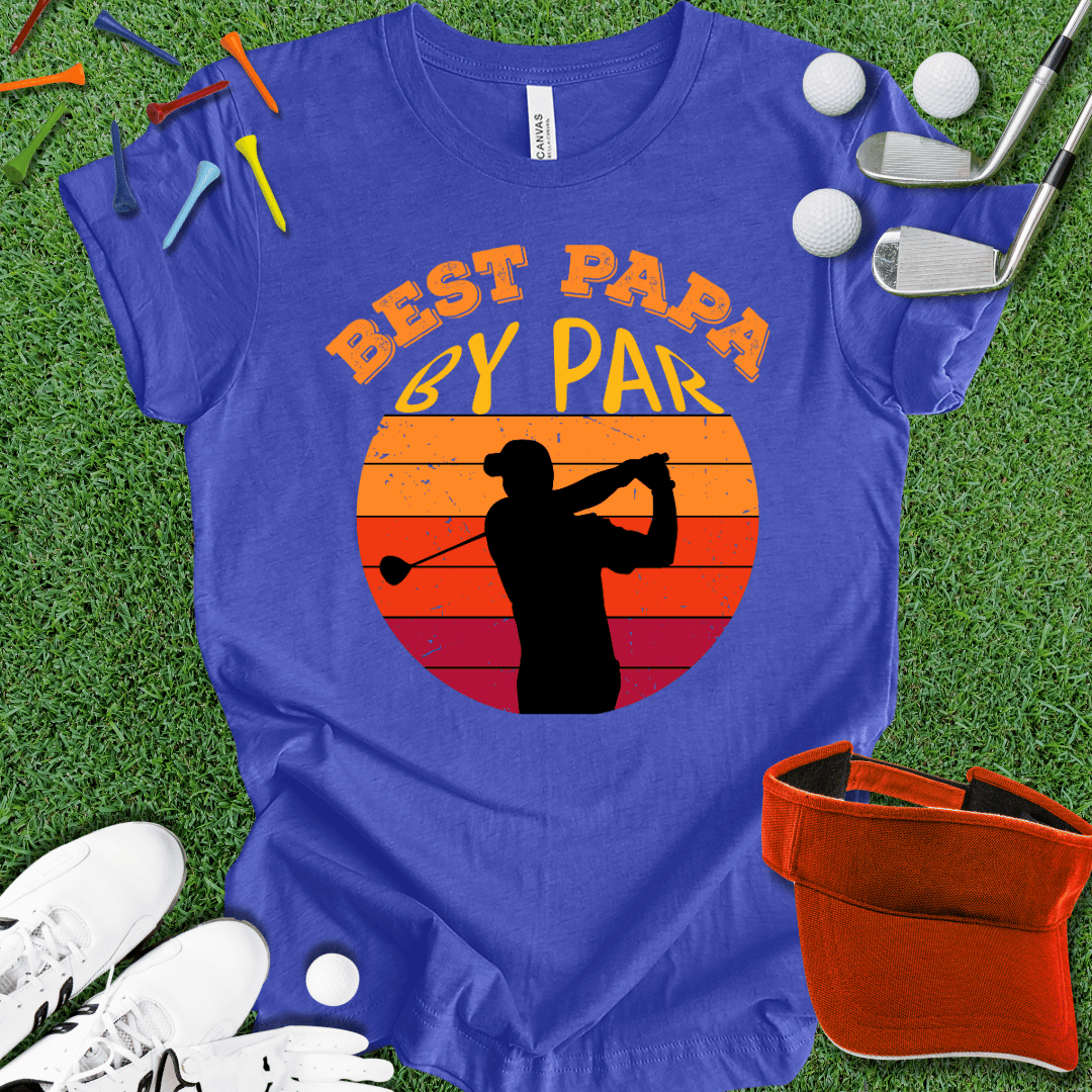 Best Papa By Par Alt T-Shirt