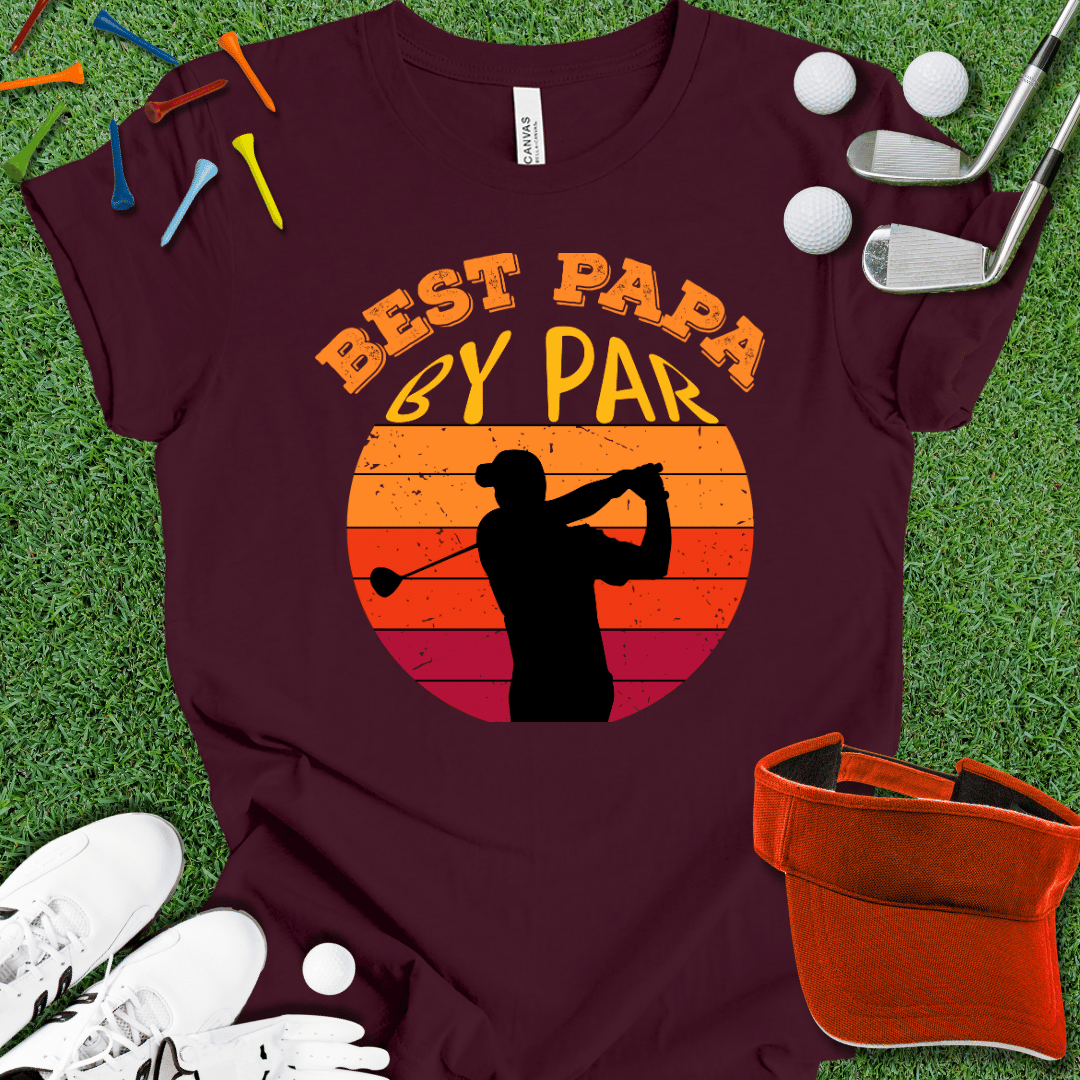 Best Papa By Par Alt T-Shirt