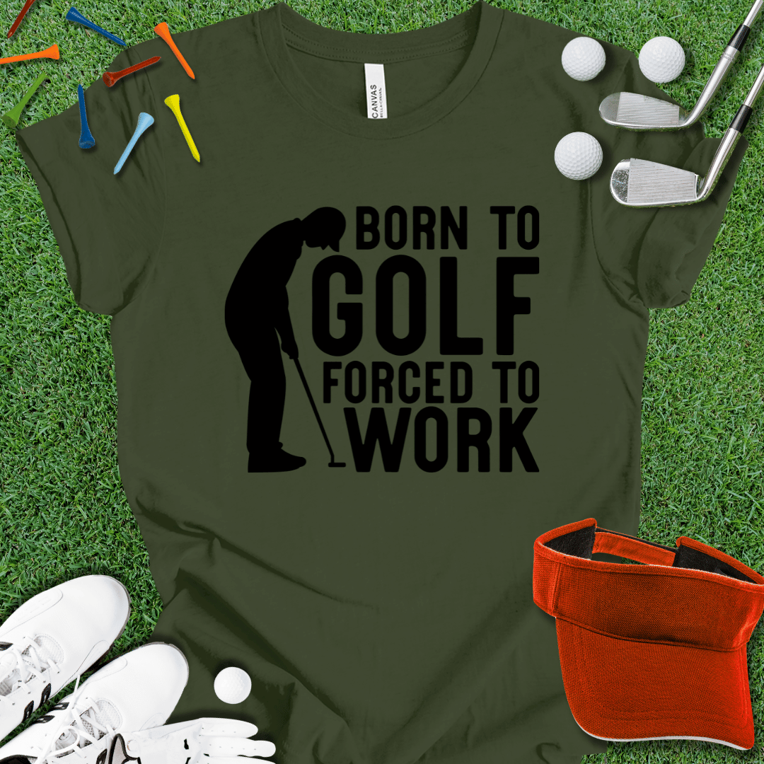 Born To Golf Blk T-Shirt