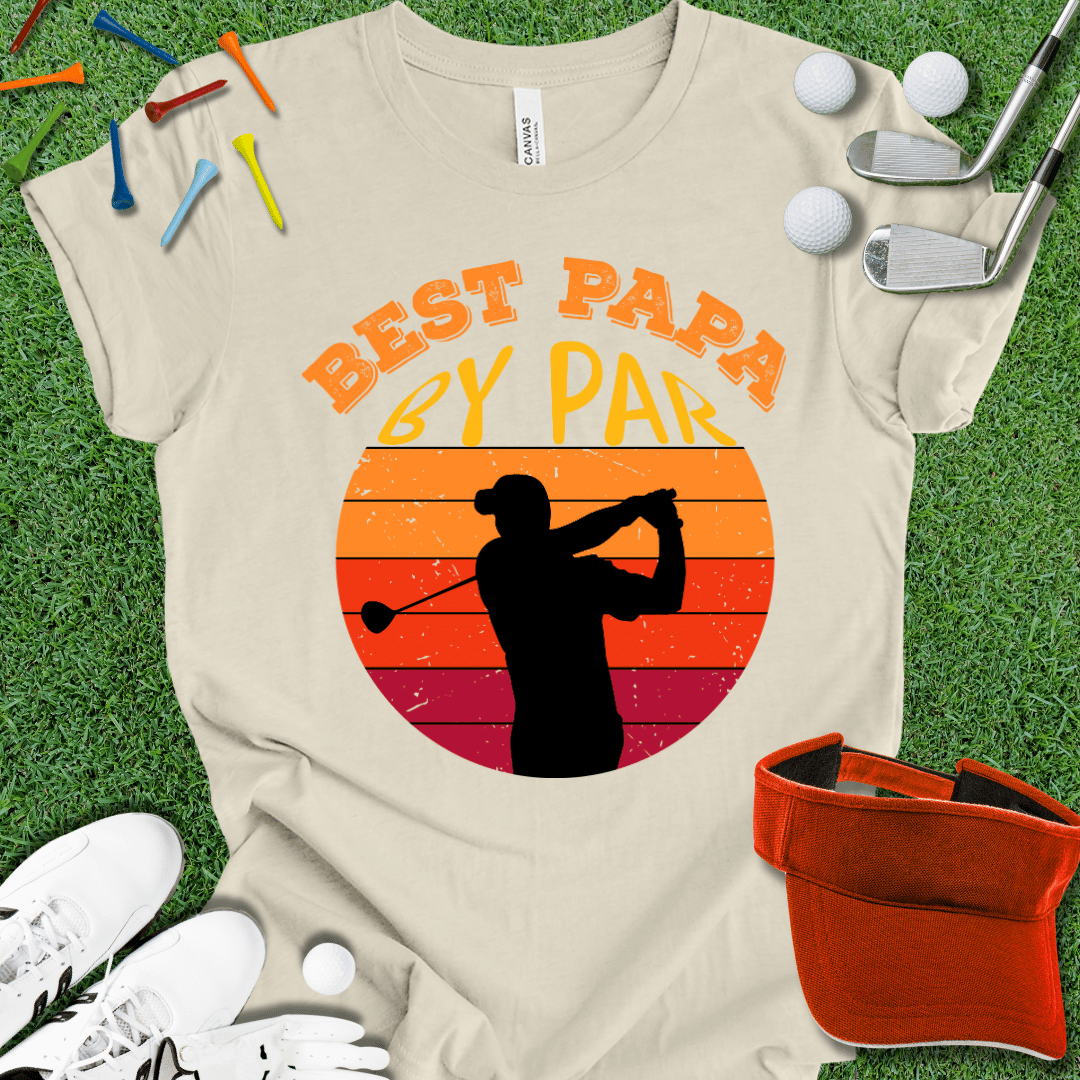 Best Papa By Par Alt T-Shirt