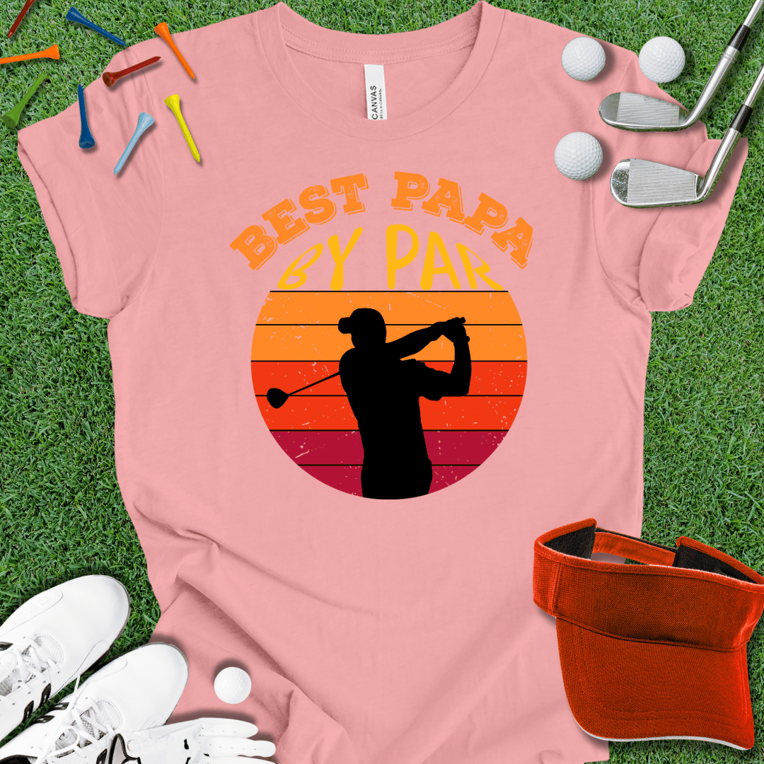 Best Papa By Par Alt T-Shirt