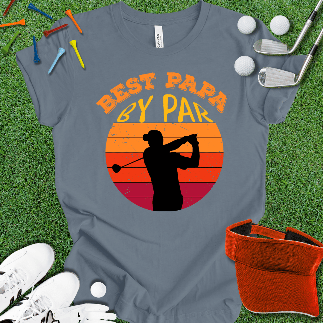 Best Papa By Par Alt T-Shirt