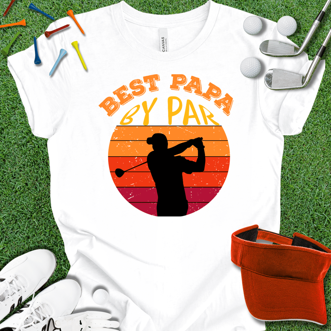 Best Papa By Par Alt T-Shirt